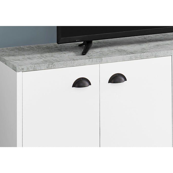 TV Stand - White/Grey