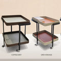Two-Tier Utility Trolley Cart