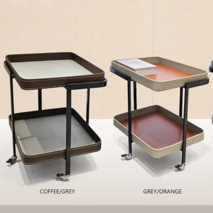 Two-Tier Utility Trolley Cart