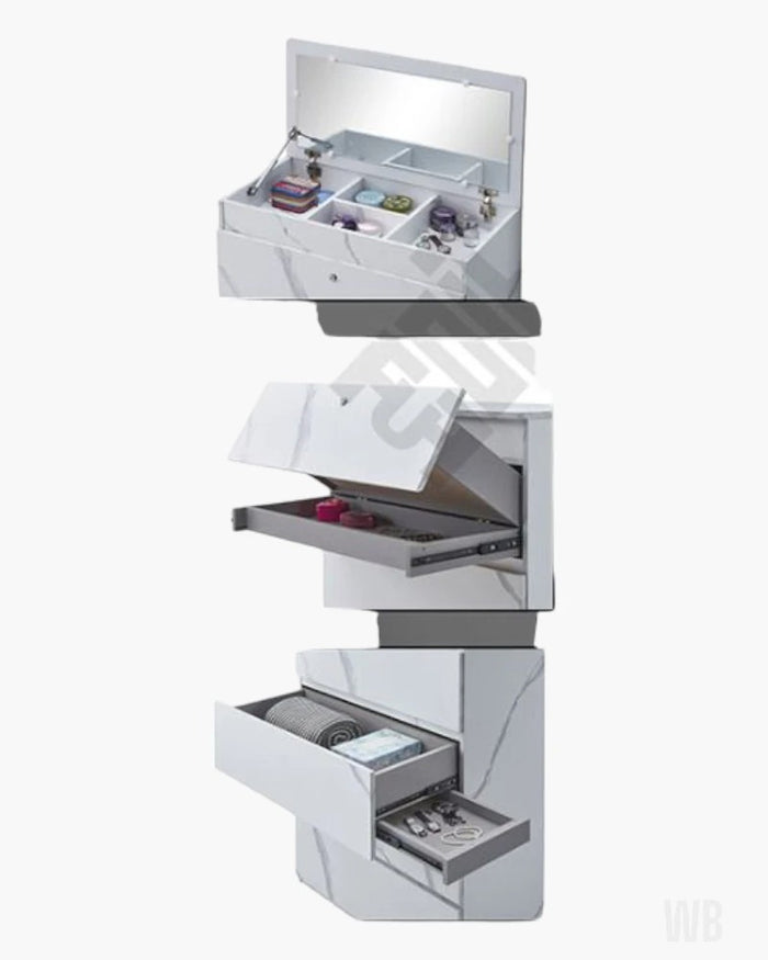 Uhani Chest of Drawer with Mirror and Hidden Storage - Promo