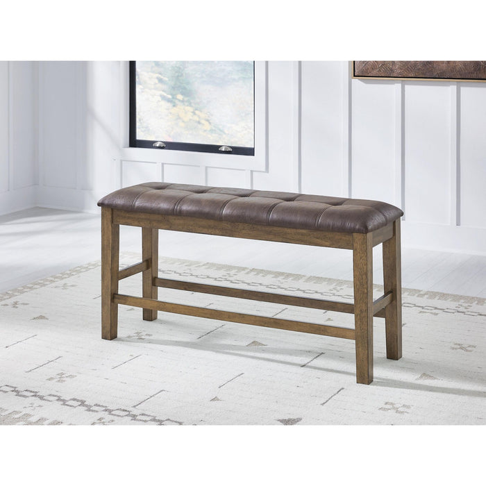 Urbinforte Counter Height Bench - Light Brown - (PCD592-09)