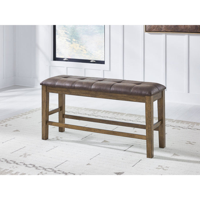Urbinforte Counter Height Bench - Light Brown - (PCD592-09)