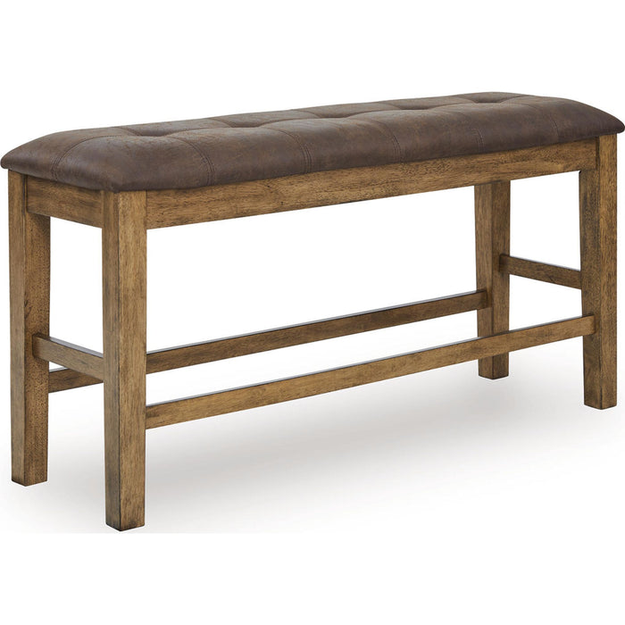 Urbinforte Counter Height Bench - Light Brown - (PCD592-09)
