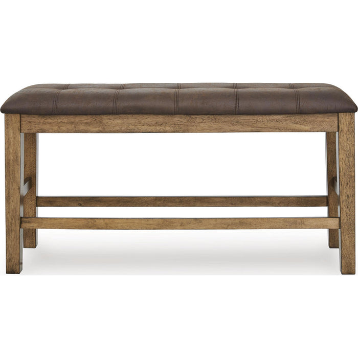 Urbinforte Counter Height Bench - Light Brown - (PCD592-09)