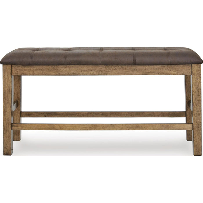 Urbinforte Counter Height Bench - Light Brown - (PCD592-09)