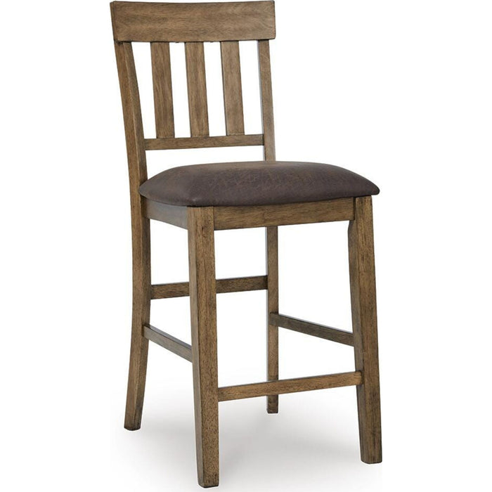 Urbinforte Counter Height Stool - Light Brown - (PCD592-124)
