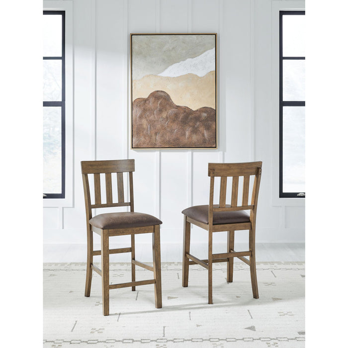Urbinforte Counter Height Stool - Light Brown - (PCD592-124)
