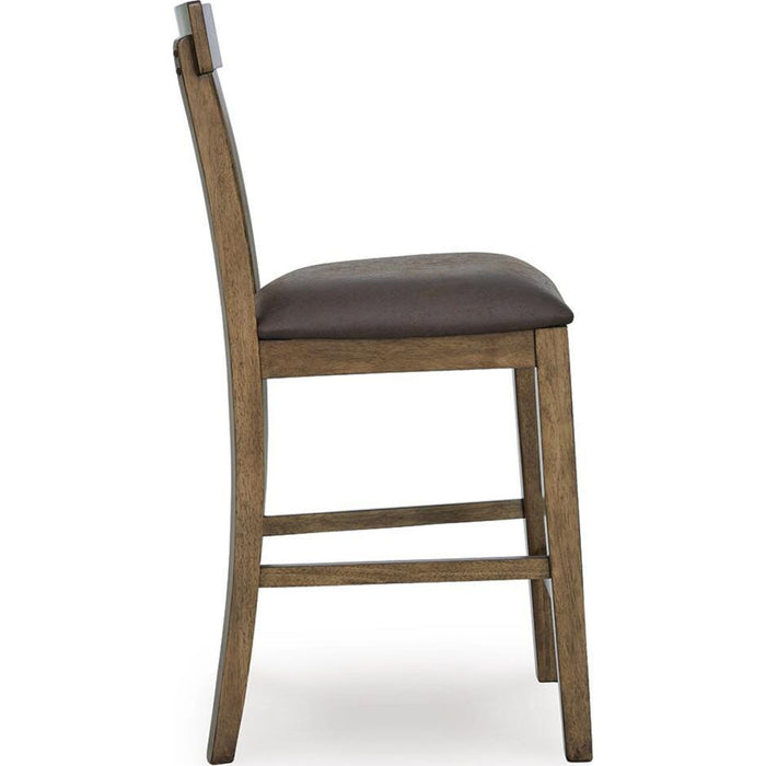 Urbinforte Counter Height Stool - Light Brown - (PCD592-124)