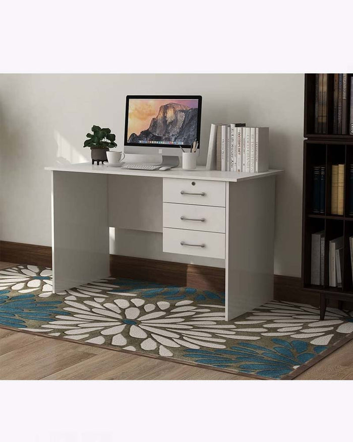 Vanta Study Table – White