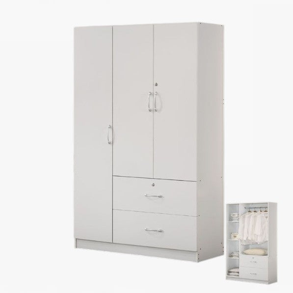 Vicente Open Door Wardrobe - White