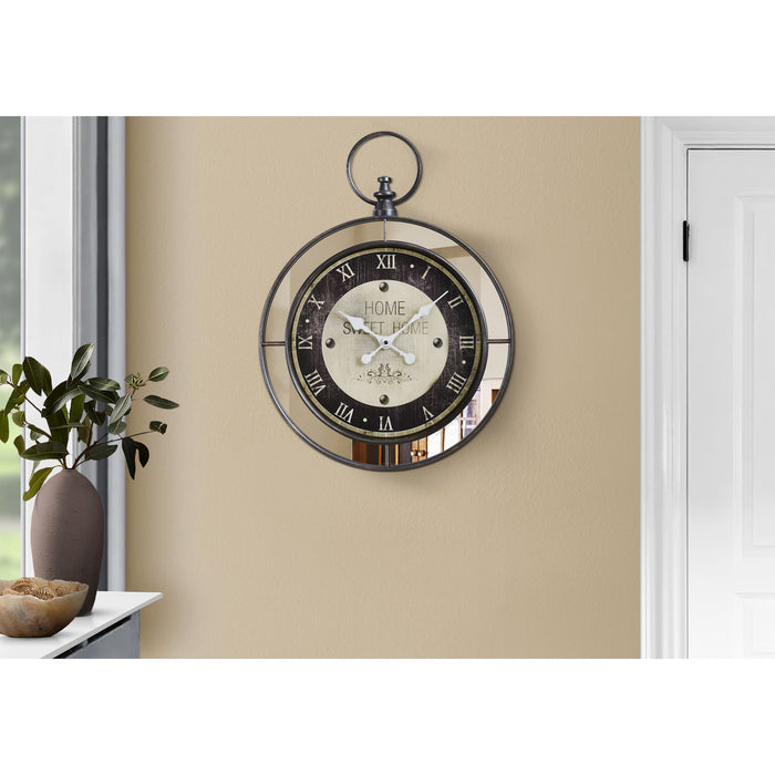 Wall Clock - 18" Diameter Mirror