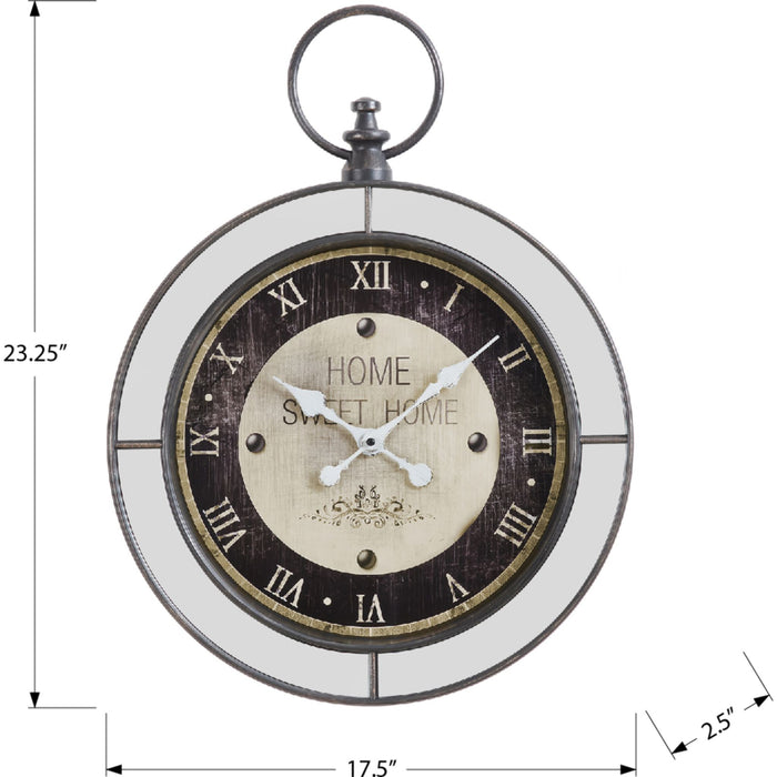 Wall Clock - 18" Diameter Mirror