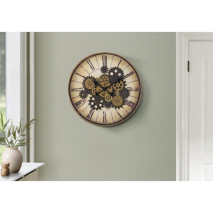 Wall Clock - 20" Diameter Gear Mechanism