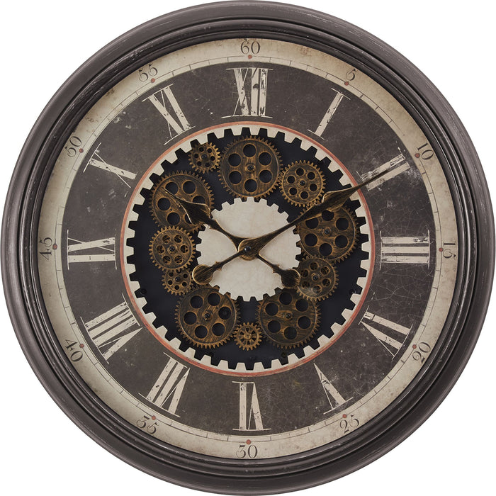 Wall Clock - 23" Diameter Gear Mechanism