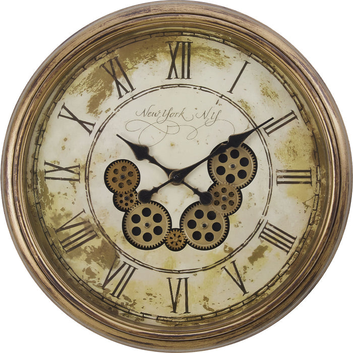 Wall Clock - 23" Diameter Gear Mechanism