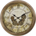 Wall Clock - 23" Diameter Gear Mechanism
