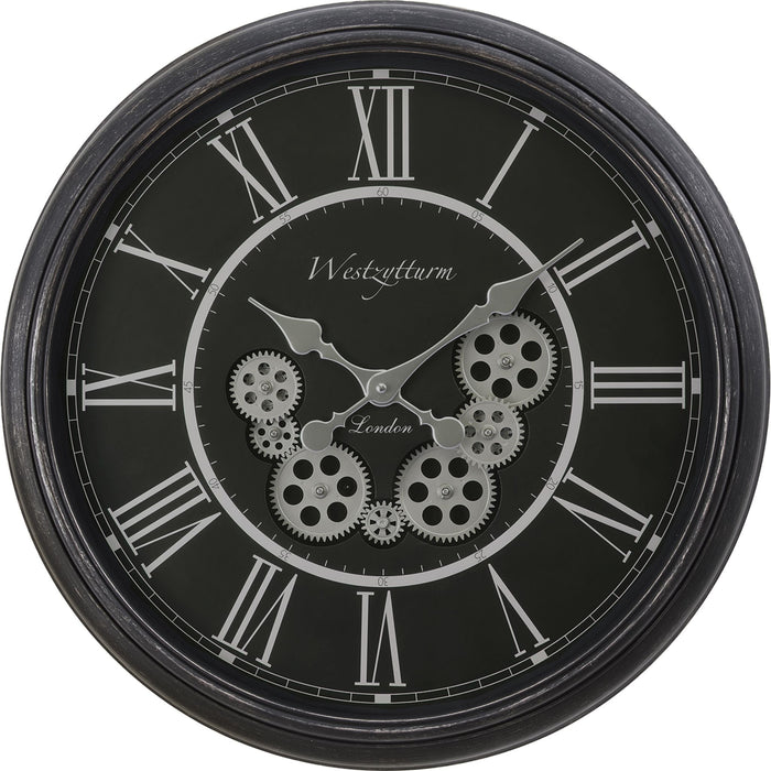 Wall Clock - 23" Diameter Gear Mechanism