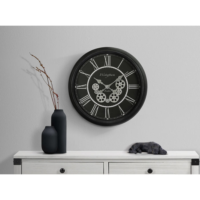 Wall Clock - 23" Diameter Gear Mechanism
