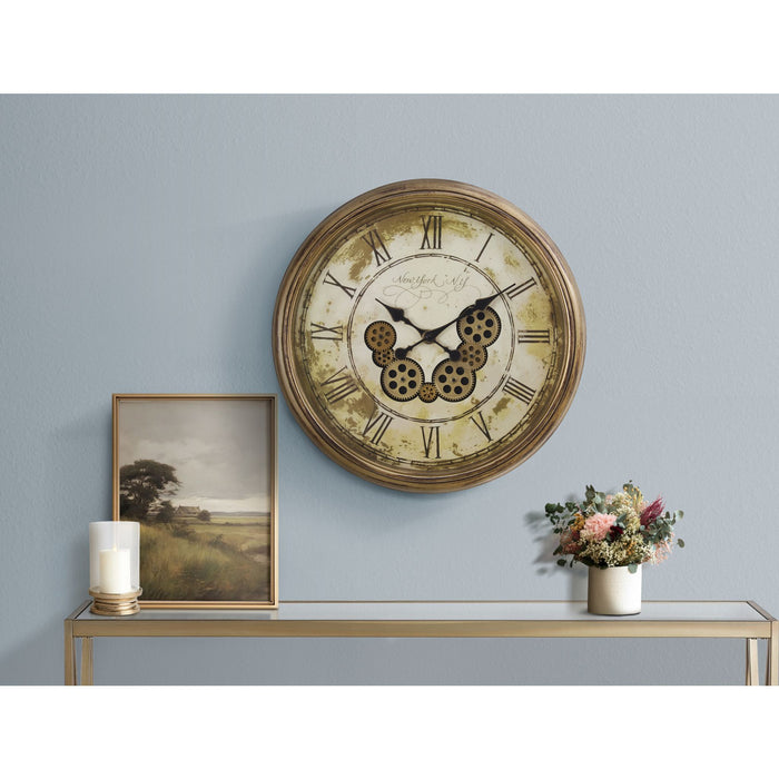 Wall Clock - 23" Diameter Gear Mechanism