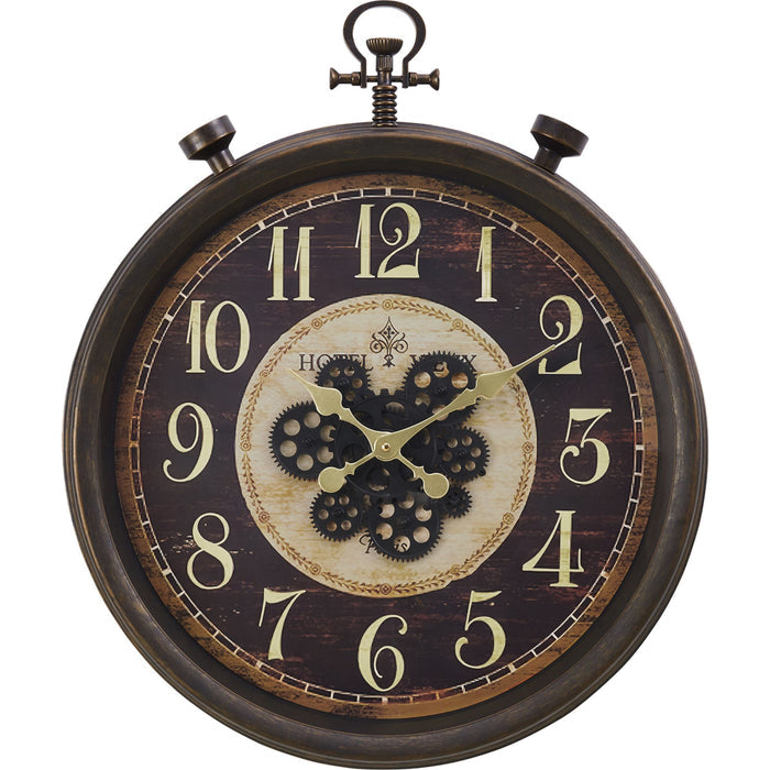 Wall Clock - 24" Diameter Gear Mechanism