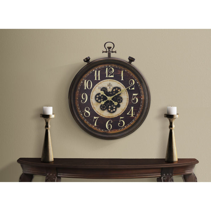 Wall Clock - 24" Diameter Gear Mechanism