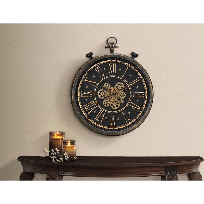 Wall Clock - 24" Diameter Gear Mechanism