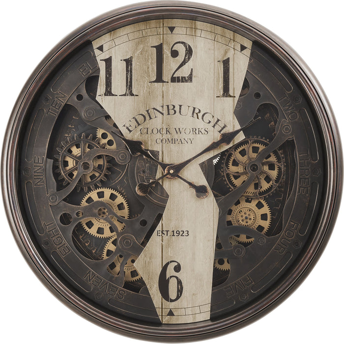 Wall Clock - 30" Diameter Gear Mechanism