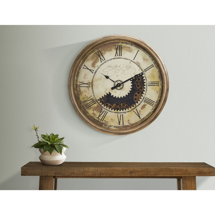 Wall Clock - 30" Diameter Gear Mechanism