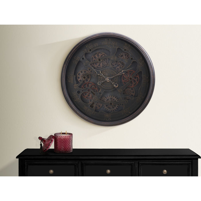 Wall Clock - 30" Diameter Gear Mechanism