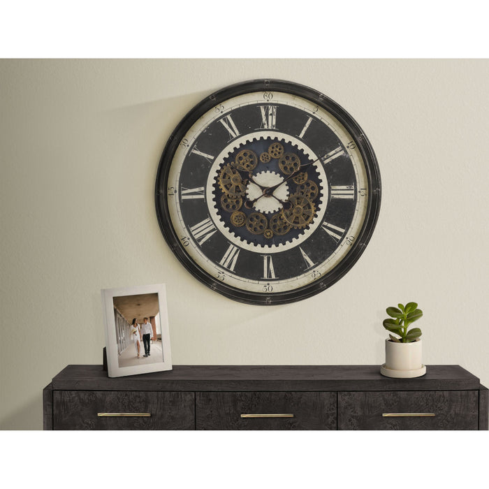 Wall Clock - 30" Diameter Gear Mechanism