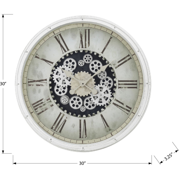 Wall Clock - 30" Diameter Gear Mechanism