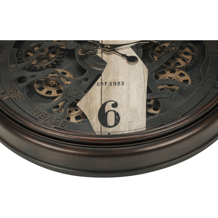 Wall Clock - 30" Diameter Gear Mechanism