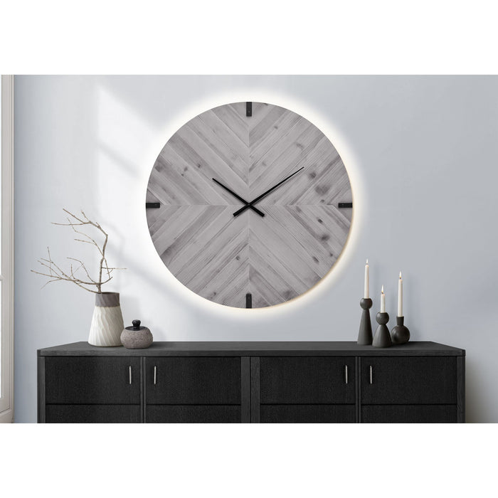 Wall Clock - 30" Diameter with LED Light