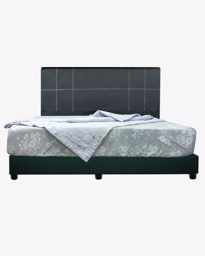 Western Faux Leather Bed