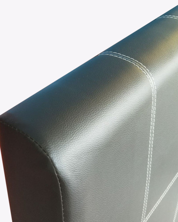 Western Faux Leather Bed