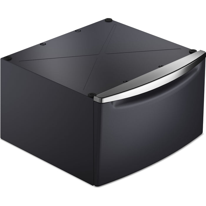 Whirlpool 15.5" (39.4 cm) Pedestal for Front Load Washer and Dryer with Storage -Midnight Steel (XHPC155RF)