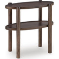 Wiattbury Accent Table - Gray Brown