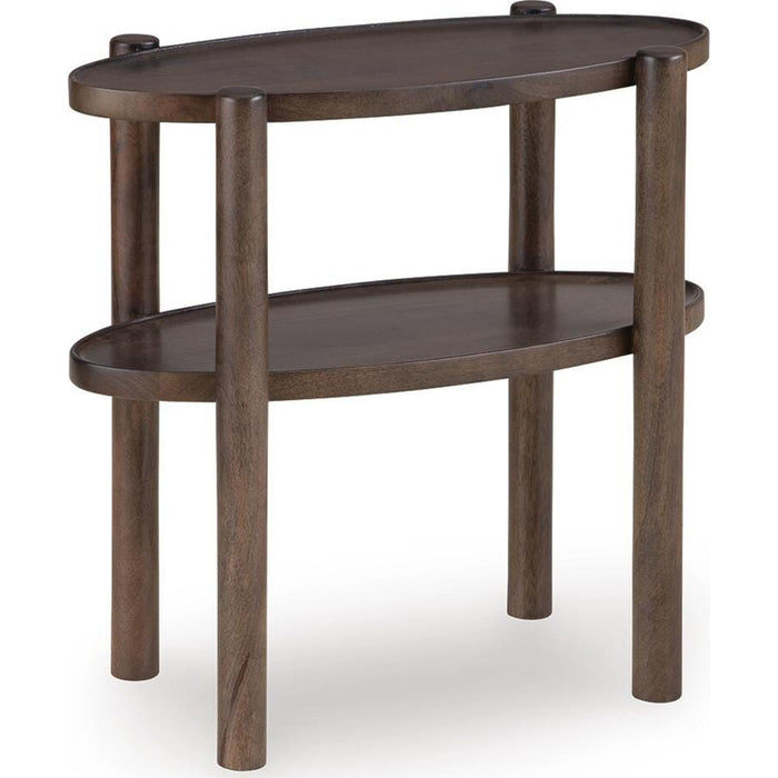 Wiattbury Accent Table - Gray Brown