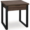Wickman Falls End Table - Dark Brown