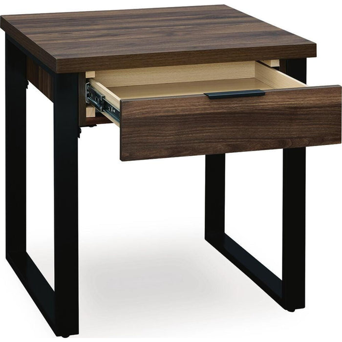 Wickman Falls End Table - Dark Brown