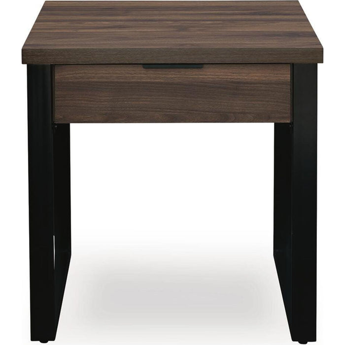 Wickman Falls End Table - Dark Brown