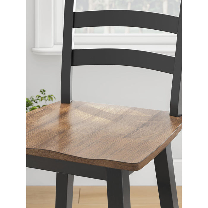 Wildenauer Bar Height Stool - Brown/Black - (D634-230)