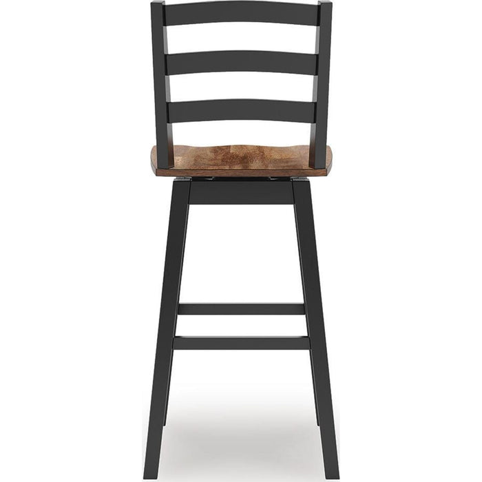 Wildenauer Bar Height Stool - Brown/Black - (D634-230)