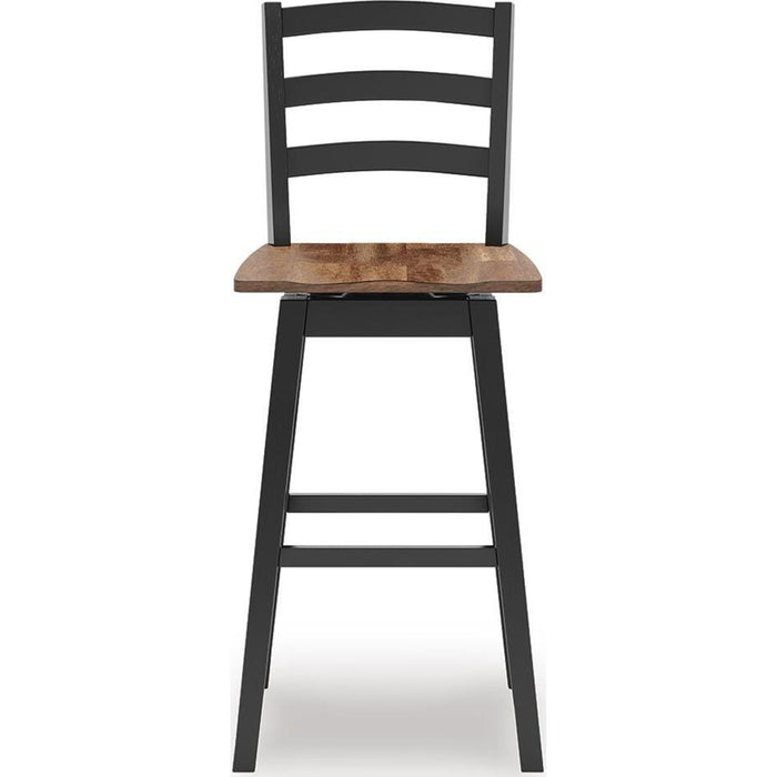 Wildenauer Bar Height Stool - Brown/Black - (D634-230)