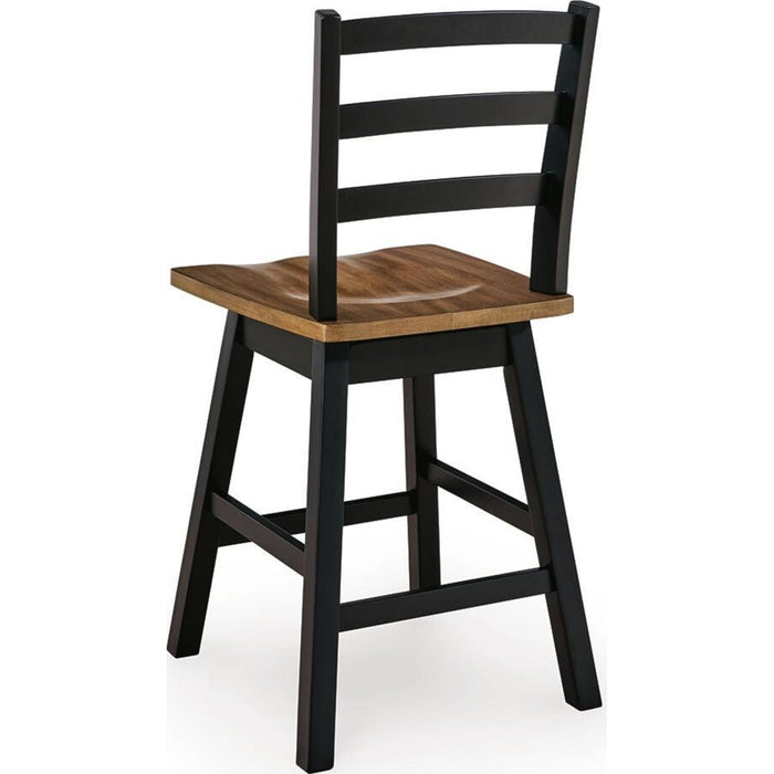 Wildenauer Counter Height Stool - Brown/Black - (D634-224)