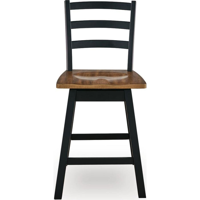 Wildenauer Counter Height Stool - Brown/Black - (D634-224)