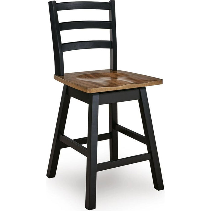Wildenauer Counter Height Stool - Brown/Black - (D634-224)