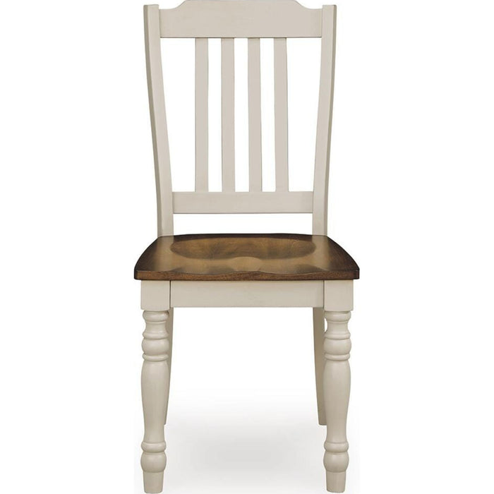 Wirloni Dining Chair - Antique White/Brown - (PCD616-01)