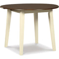 Woodanville Drop Leaf Table - Cream/Brown - (D335-15)